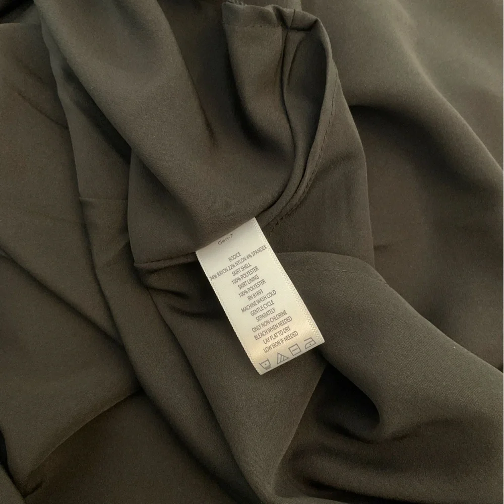 NWOT | G.I.L.I. Maxi Dress | Black & Tan | Sweater Top | Chiffon Skirt | 16P - Picture 8 of 8